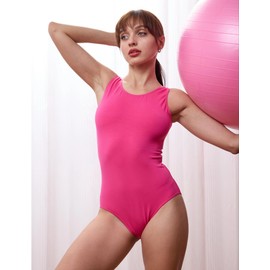 Arshiner Women's Ballet Tank Leotards Gymnastics Dance Cute Ballerina Adult 80s Leotard Bodysuit