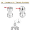 UTEBIT Camera Thread Adapter 1/4 to 3/8 Inch Tripod Screw