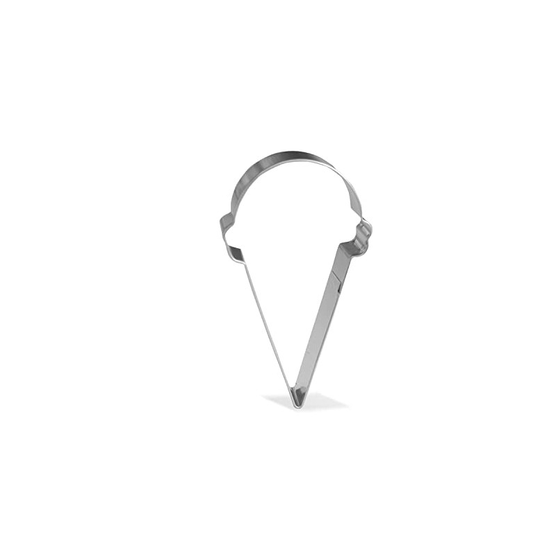 Keewah Ice Cream Cookie Cutter 4.1" x 2.4" Stainless Steel