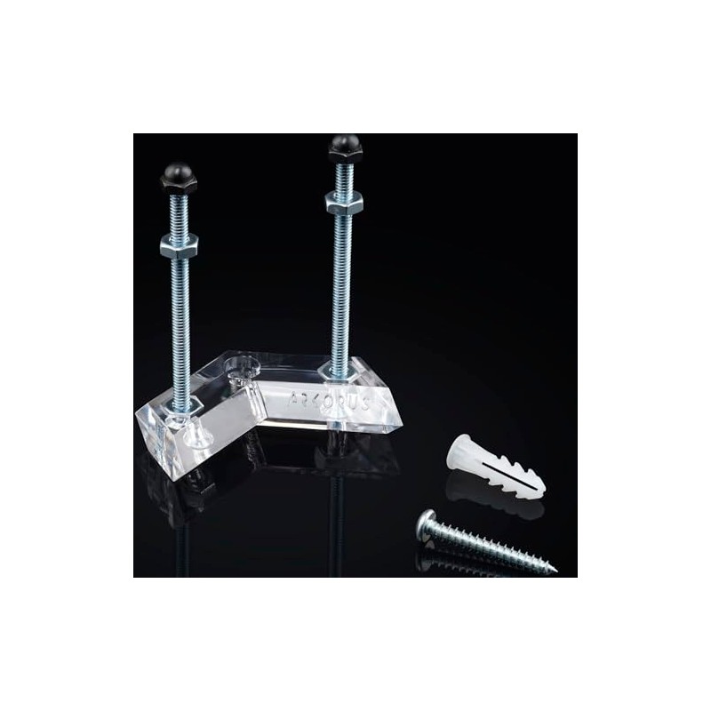 Premium Clear Skateboard Wall Mount - Vertical Display Hanger