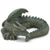 NAT & Jules Small Sleeping Dragon Moss Finish 10 inch