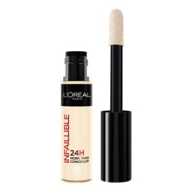 L'Oréal Paris Corrector Facial Infaillible More Than Concealer: Cobertura Total, Acabado Natural y Larga Duración. Multiusos para Imperfecciones y Oje