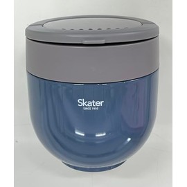 Skater LDNO13AG Thermal Insulated Lunch Jar, Large Capacity, 42.2 fl oz (1,250 ml), With Folding Handle, Antibacterial, Ash Blue