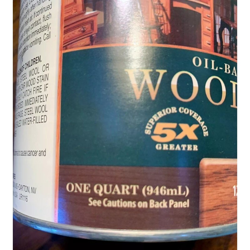 Zar Interior Stain 120 TEAK NATURAL Quart