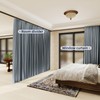 ROOMNEST Multifunctional Room Divider Curtain Totally Blackout Privacy Partition Drape