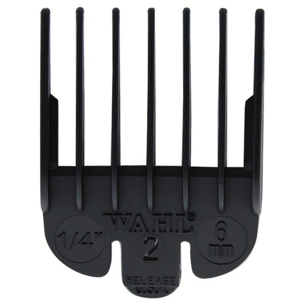 WAHL Professional Comb Attachment Black Size No.2 (1/4 inch) (Model:3124-001)