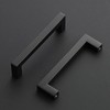Ravinte 15 Pack Black Cabinet Pulls 4-1/2 Inch Square Kitchen