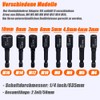 HaoTrade 8 Pieces Tap Adapter, 1/4 Inch Tap Socket Adapter,