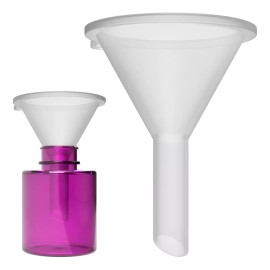 Mercader Digital 10 Pzs Embudo Miniatura Plástico Mini Chico Botellas Pequeño