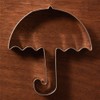 LILIAO Umbrella Cookie Cutter - 3.2 x 3.5 inches -