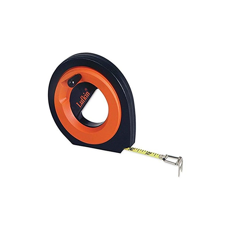 Crescent Lufkin 3/8" x 50m/164' Hi-Viz® Orange Speedwinder® SAE/Metric Yellow