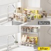 Uninol Under Sink Organizer, Adjustable Height Pull-Out Kitchen Storage Organization,15.8"