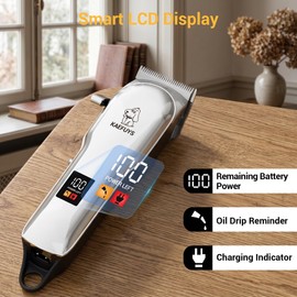 KAEFUYS Dog Clippers IPX7 Waterproof Dog Cat Professional Dog Clipper Set Suitable for Cats Dogs Rabbits etc.