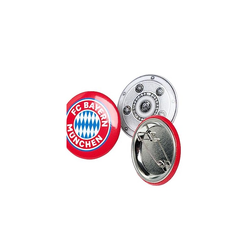 FC Bayern München Button Set of 3 – Logo +