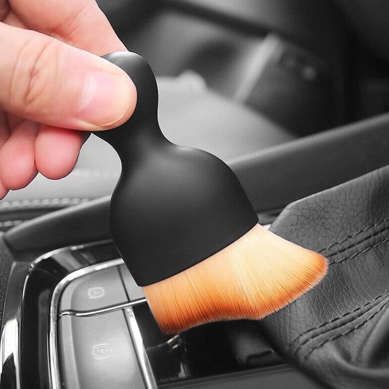 GüncelÇarşı Yumuşak Kıllı Araç İçi Detaylı Oto Temizlik Fırçası, Araba