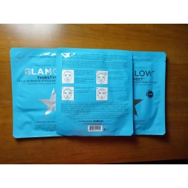 Glamglow Thirstysheet S.O.S. Intensive Hydrating Cream Sheet Mask (LOT OF 3) New