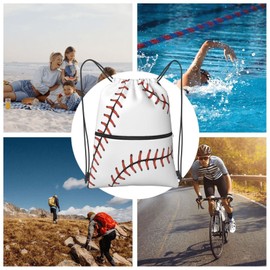 Famame - Mochila con cordón para gimnasio, compras, playa, deportes, yoga, multicolor13, Una talla, Mochilas con mochila