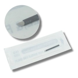 Set 10 Agujas Microblading Navajas Pin O Lengua De Gato