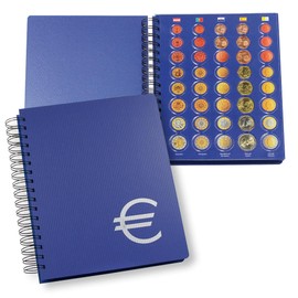 SAFE 7807 Spiral Euro Album Topset | Impression Album | Euro Coins Scrapbook of All Countries | Coin Collection Album | Euro Coin Album | for Your Coin Collection | 210 x 235 mm