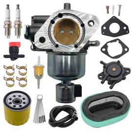 16-853-19-S Carburetor Fit for Kohler KT725 KT730 KT735 KT740 KT745 with Air filter & Oil filter & Fuel Pump Replaces 16 853 19S, 32 853 63S, 32 853 67-S