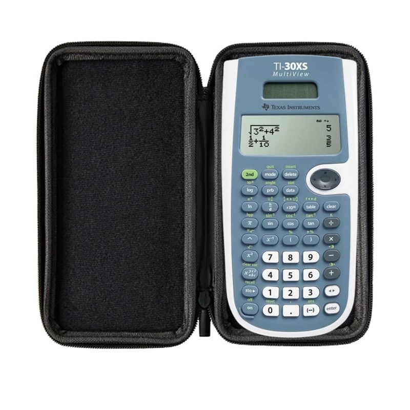 TI-30XS MultiView with WYNGS Protective Case Blue - Scientific Calculator