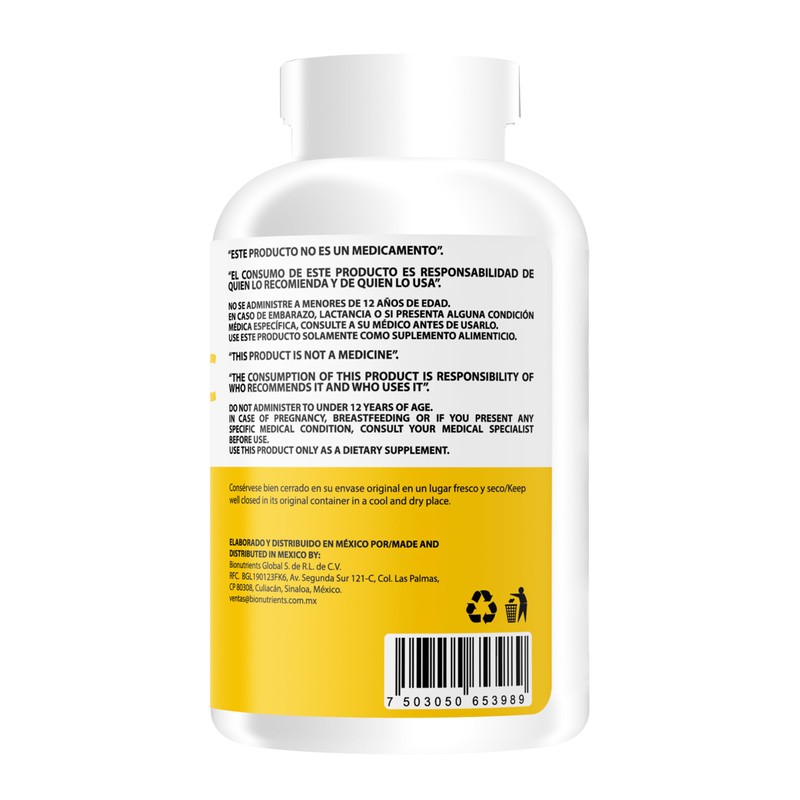 Wellthy Vitamina C 360 Cápsulas. 300mg, Solo 1 Cápsula al