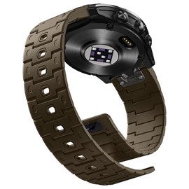 Bandletic Magnetic Silicone Watchband Compatible with Garmin 22mm Quick fit Band - Breathable Soft for Fenix 8 E 47mm/7 6 Pro/5 Plus/Instinct E 45mm /