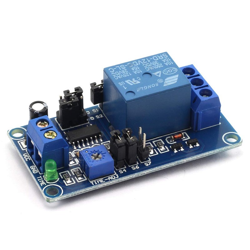 HJTOOK Delay Relay DC 12V 5.5mA Turn on/Off Switch Module