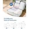 Narwey 7 Teilige Kompression Koffer Organizer, Compression Packing Cubes Backpack