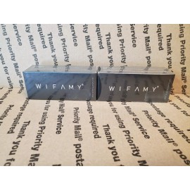 Wifamy 2 Eyebrow Stamp Stencil Kit,Brow Shaping Kit One Step Brow Stamp Gray/Black