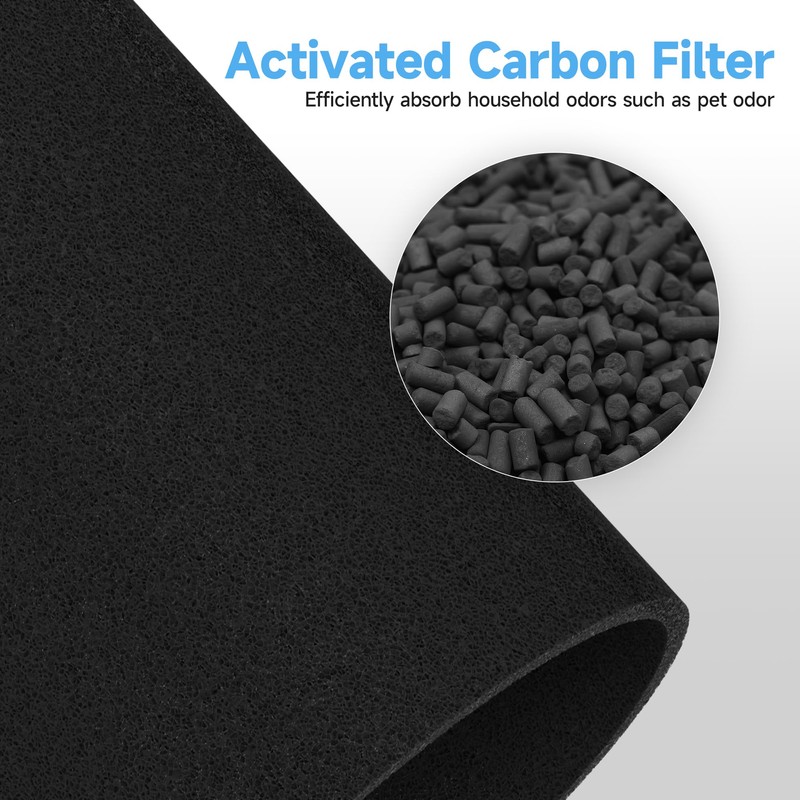 2 Packs Upgraded 511i Max Mixed HEPA Carbon Replacement Filter