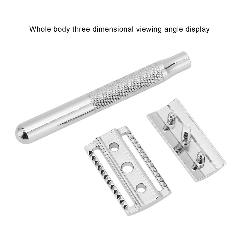 Long Handle Safety Razor Zinc Alloy Safety Razor Reusable Manual