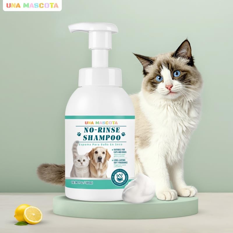 Espuma para Baño En Seco para Perros Y Gatos 500