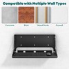 Flip Down Wall Mount Keyboard Tray, 24 Inch Keyboard Holder