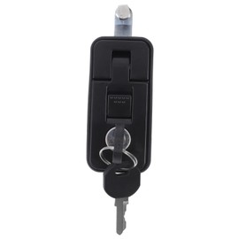 TEHAUX Door Lock Cabinet Lock Trigger Compression Latch Lever Style Locks Latches Seal for Door Latch Lock Adjustable Lock Latch Slam Latch Universal Sliding Door Handle Black