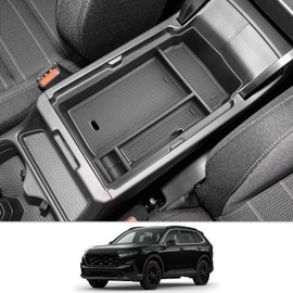 CDEFG 2023 2024 2025 CR-V Console Organizer for 2023 2024 2025 CR-V Hybrid Sport Touring EX-L EX LX Center Armrest Tray Storage Box Coin Container 2023 2024 2025 CR-V Hybrid Accessories