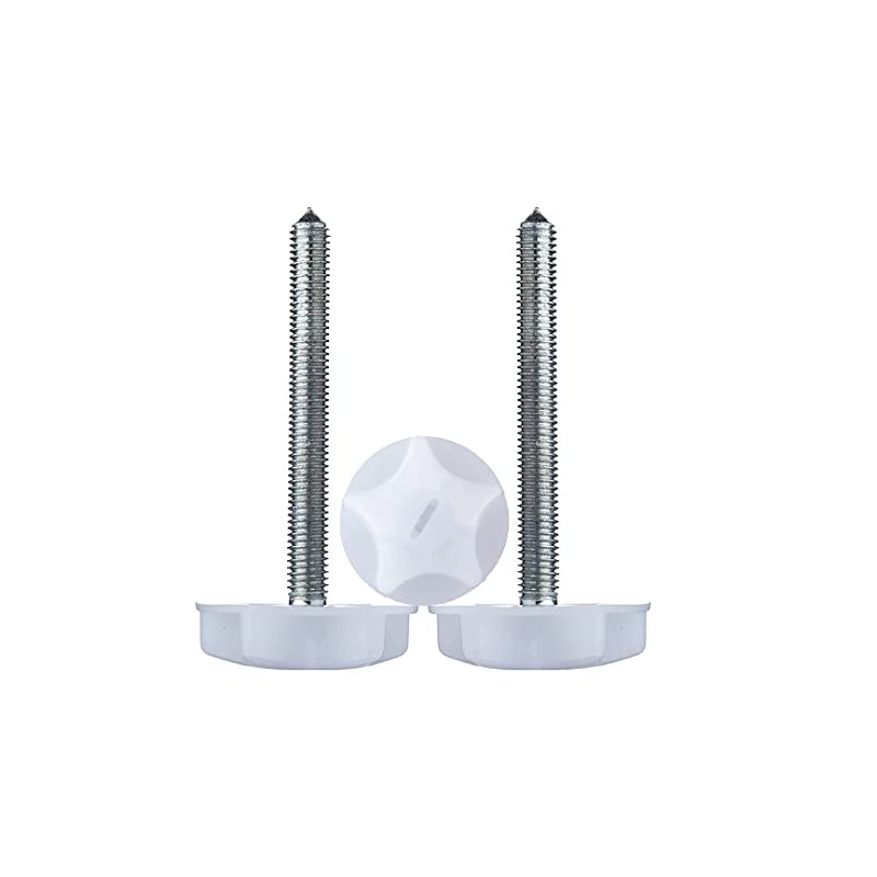 Just Accessories M8 HEADBOARD BOLTS SCREWS WITH FITTED WASHERS FIXINGS