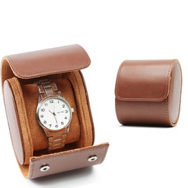 cailiya PU Leather Watch Box, Watch Storage Box, Watch Roll Travel Case, Watch Case, for Christmas, Anniversary, Birthday