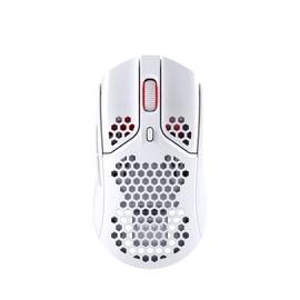 HyperX HyperX Pulsefire Haste Wireless Gaming Mouse for Gamers, Ultra-Lightweight, Hex Shell Design, 62 Grams, White, 2-Year Warranty 4P5D8AA
