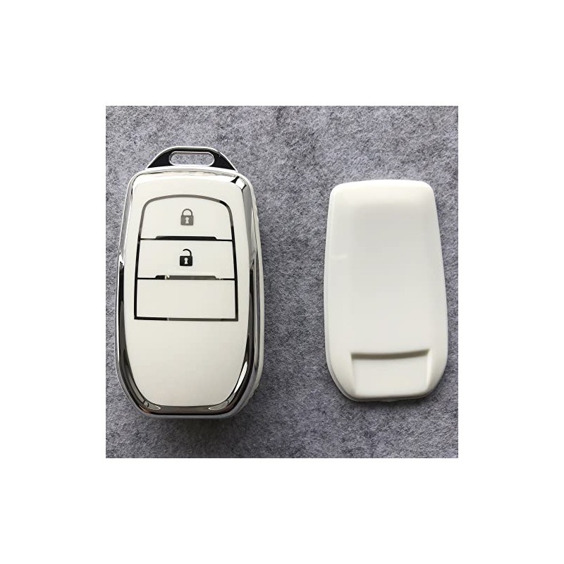 Kinotaka Toyota Exclusive Design TPU 2 Button Smart Key Case