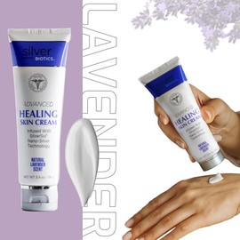 American Biotech Labs Silver Biotics Advanced Healing Skin Cream Lavender 3.4oz