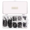 Fishing Rod Tip Repair Kit High Carbon Steel Ceramic Ring