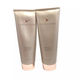 Copper+Crane Warming & Cleansing Body Oil 201ml/6.7fl.oz. New; LOT OF 2