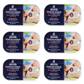 Wild Officer Smoked Cod Liver 120g Pack of 6