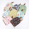 Roca Anemo Cotton Key Case, Lightweight, Slightly Larger, Cute, Plant