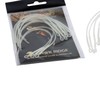 HAWKRIDGE - 12 Pieces of MEDIUM CLEAR Fly Fishing Braided
