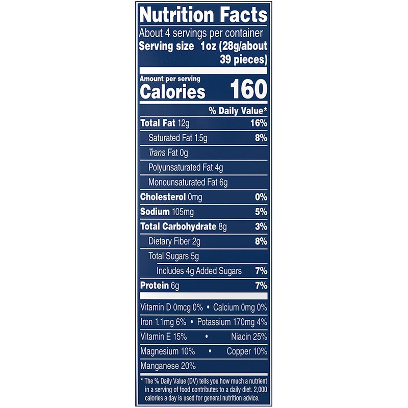 PLANTERS Honey Roasted Peanuts, Plant Based Protein Snacks, 4 Oz