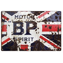 Victory Vintage Signs Reproduction Aged BP Spirit Motor Oil and Gas Station Sign