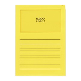ELCO エルコ Office Ordo ウィンドーファイル 10枚入(ブライトイエロー)