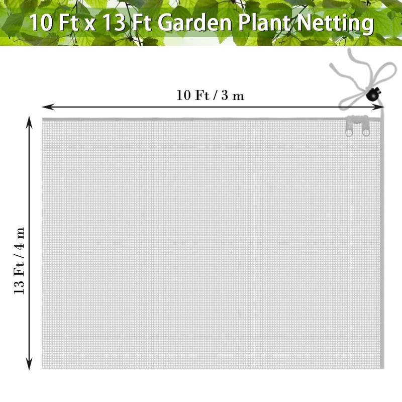 Fruit Tree Netting Covers with Zipper to Protect from Squirrels